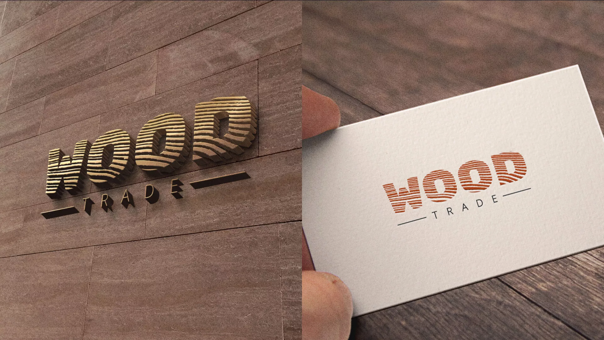 Разработка логотипа для компании «Wood Trade» в Горнозаводске
